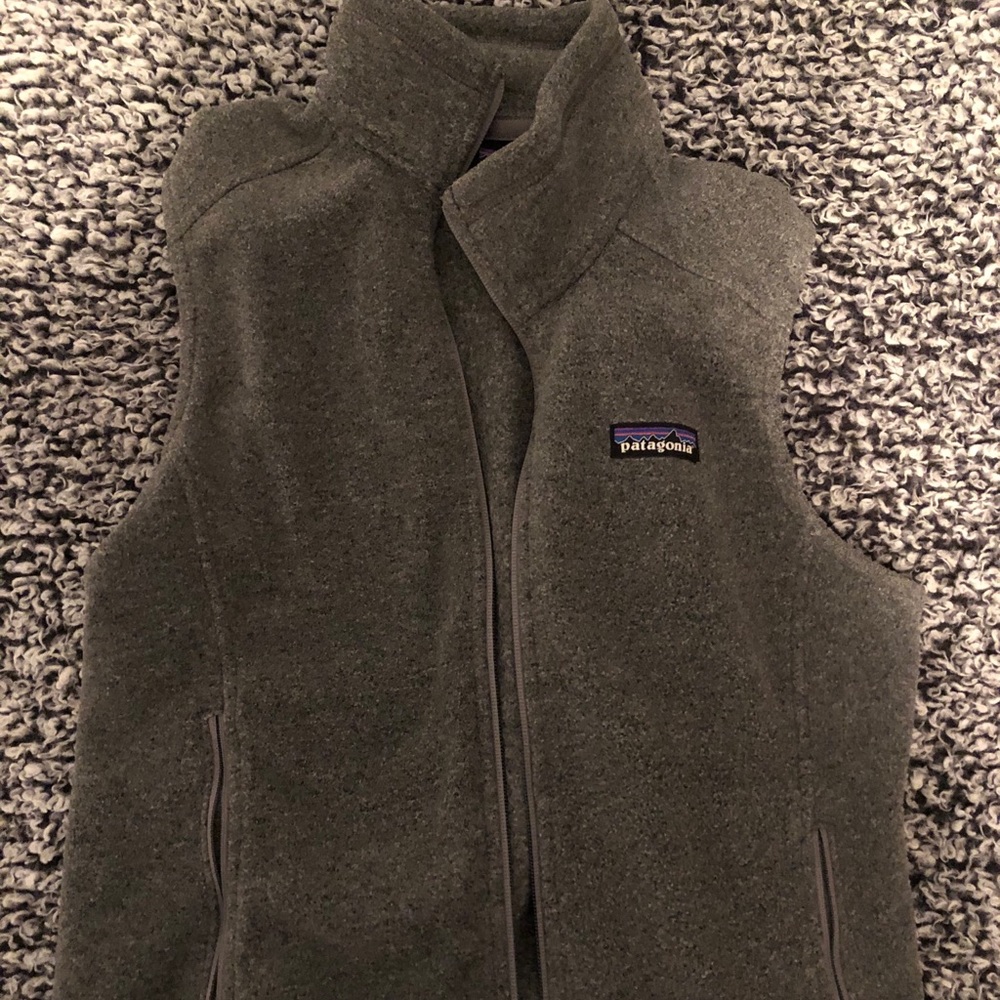 grey patagonia synchilla vest